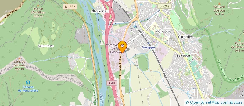 localisation de l'entreprise P.RECOURA à VOREPPE