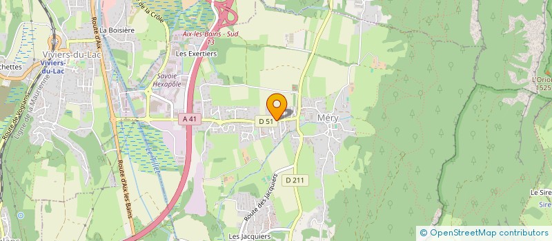 localisation de l'entreprise P&S à MERY