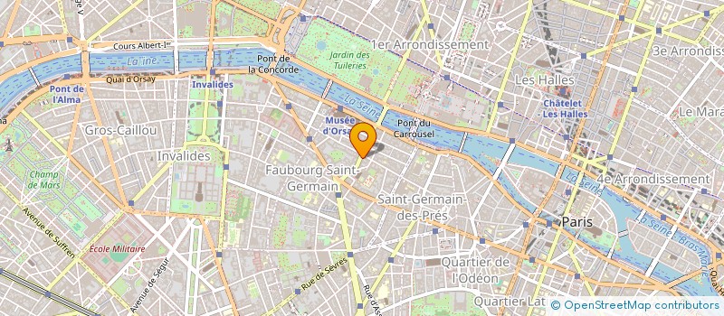 localisation de l'entreprise P & S à PARIS