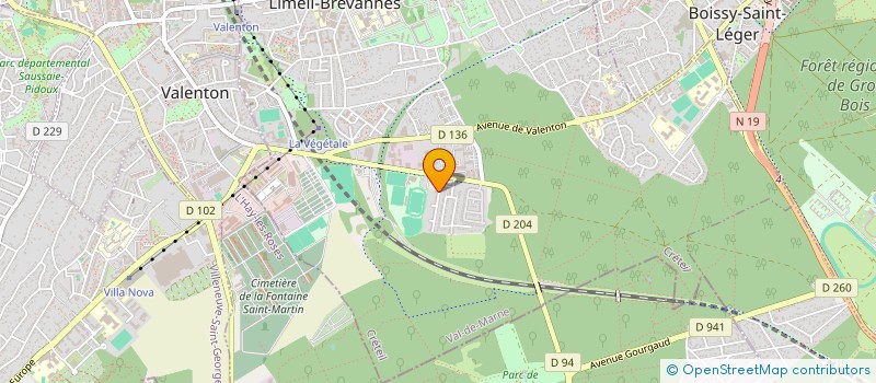 localisation de l'entreprise P.S.B ECHAFAUDAGES  LIMEIL-BREVANNES