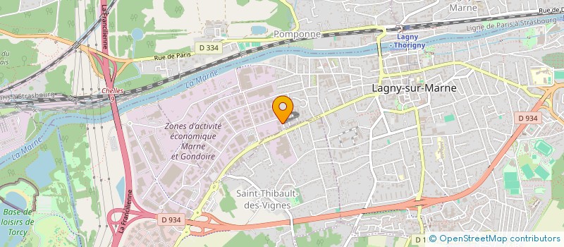 localisation de l'entreprise P S C à LAGNY-SUR-MARNE