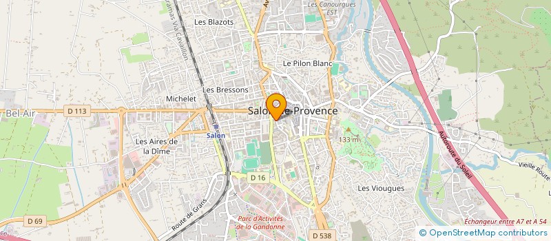 localisation de l'entreprise P.S. COIFFURE à SALON-DE-PROVENCE