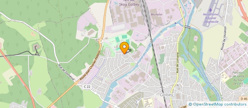 localisation de l'entreprise P.S. CONSEIL  SAINT-DIE-DES-VOSGES