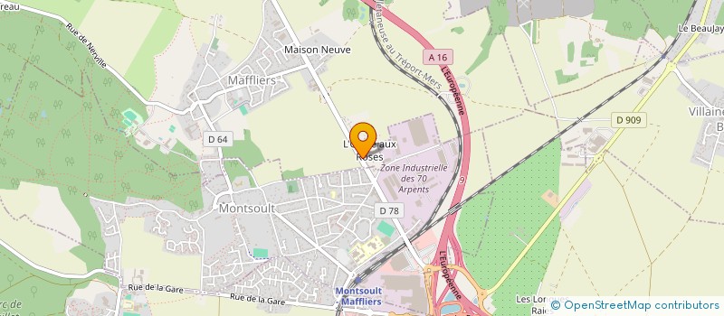 localisation de l'entreprise P S D  MAFFLIERS