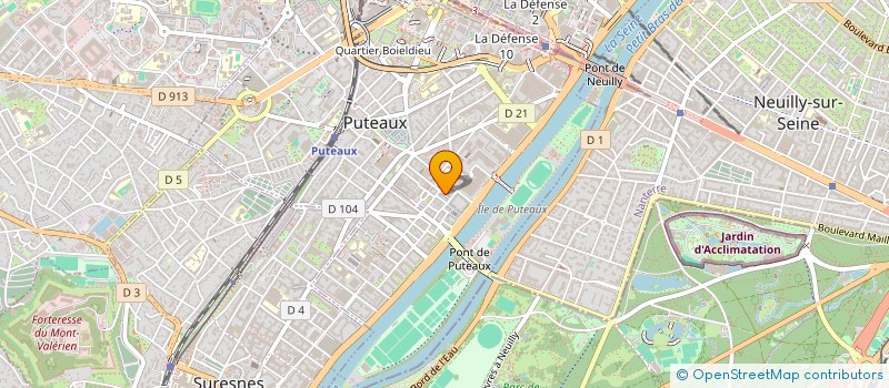 localisation de l'entreprise P.S.D à PUTEAUX