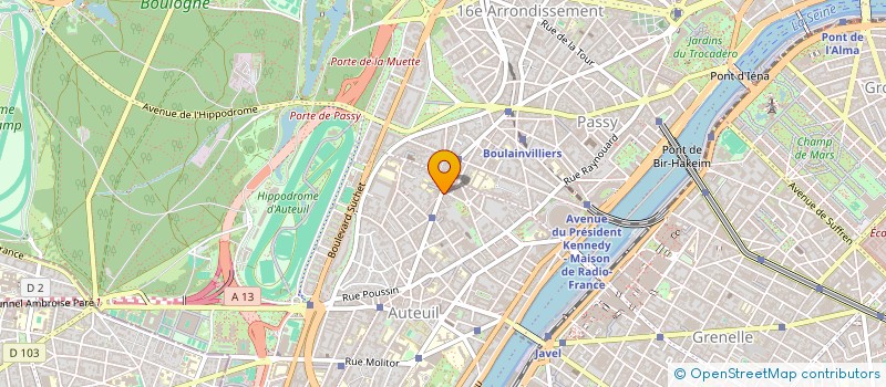 localisation de l'entreprise P S D P à PARIS
