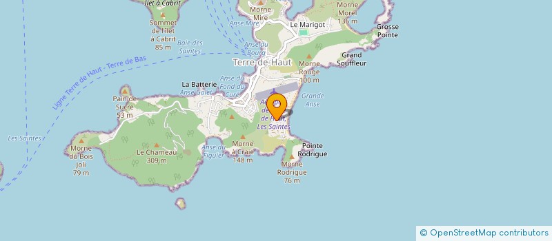 localisation de l'entreprise P.S.D. SARL  TERRE-DE-HAUT