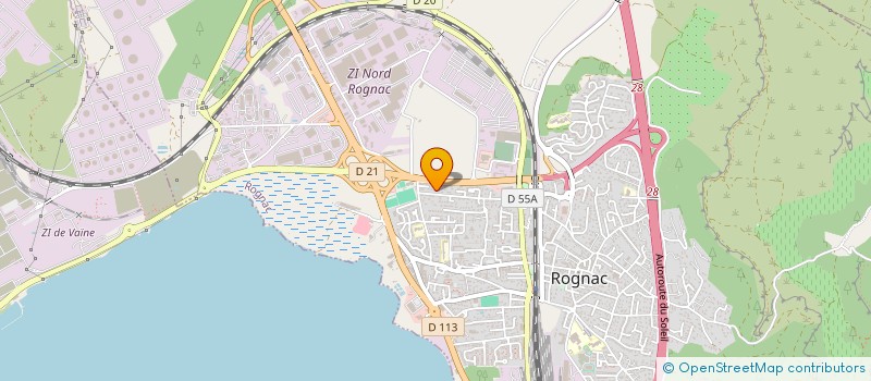 localisation de l'entreprise P.S ENERGIE  ROGNAC