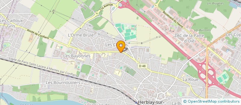 localisation de l'entreprise P S I à HERBLAY-SUR-SEINE