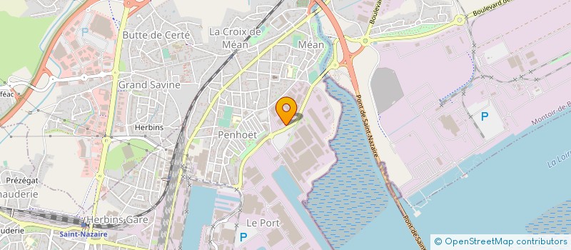 localisation de l'entreprise P.S.I.HOLDING  SAINT-NAZAIRE