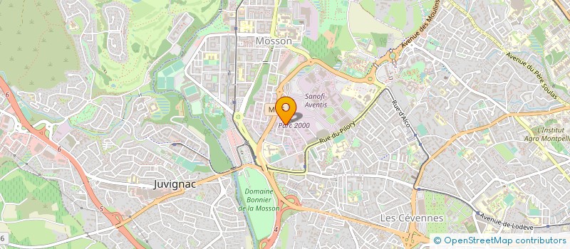 localisation de l'entreprise P.S.I PREVENTION ET CONSEIL à MONTPELLIER