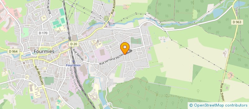 localisation de l'entreprise P@S IMMO  FOURMIES