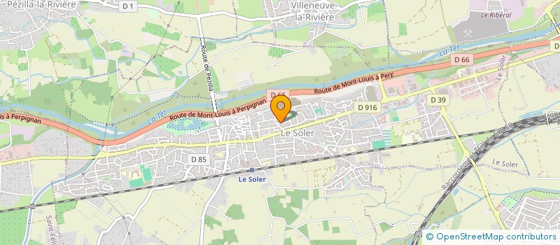 localisation de l'entreprise P&S INVESTISSEMENTS  LE SOLER