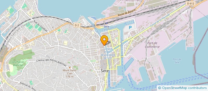 localisation de l'entreprise P.S.J  SETE