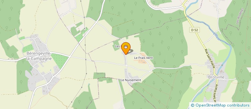 localisation de l'entreprise P.S.K. HABITAT  BROSVILLE