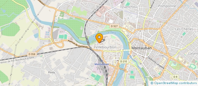 localisation de l'entreprise P.S.M. à MONTAUBAN