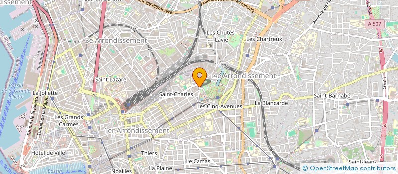 localisation de l'entreprise P.S.N à MARSEILLE
