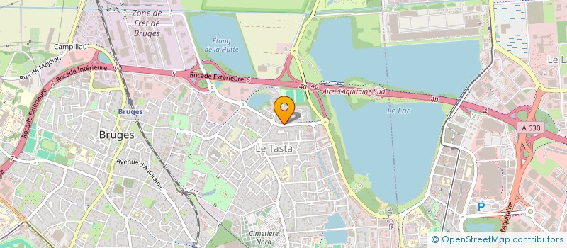 localisation de l'entreprise P.S.O.33  BRUGES