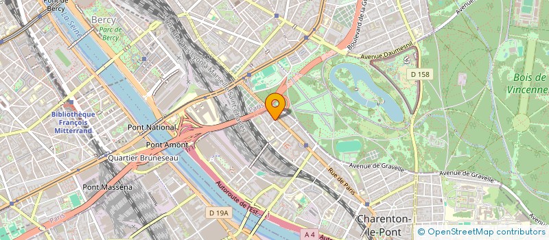 localisation de l'entreprise P.S.O  AUTOMOBILES  CHARENTON-LE-PONT