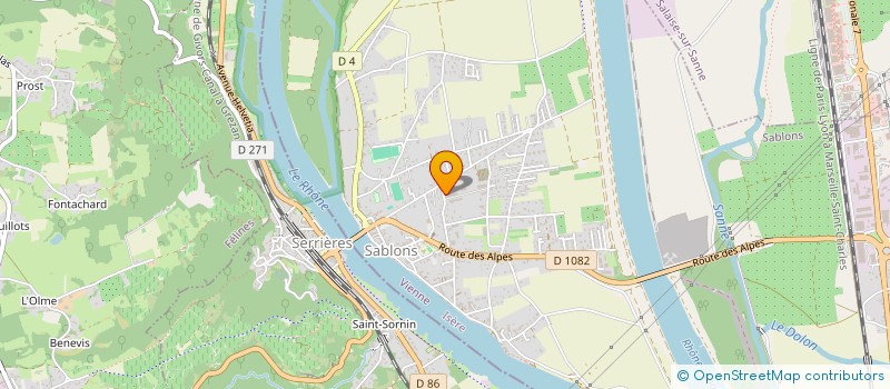 localisation de l'entreprise P S O INGENIERIE  SABLONS