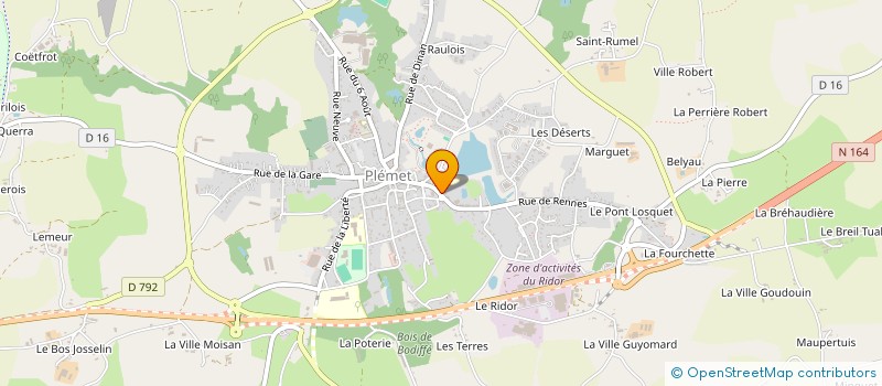 localisation de l'entreprise P.S.P.  PLEMET