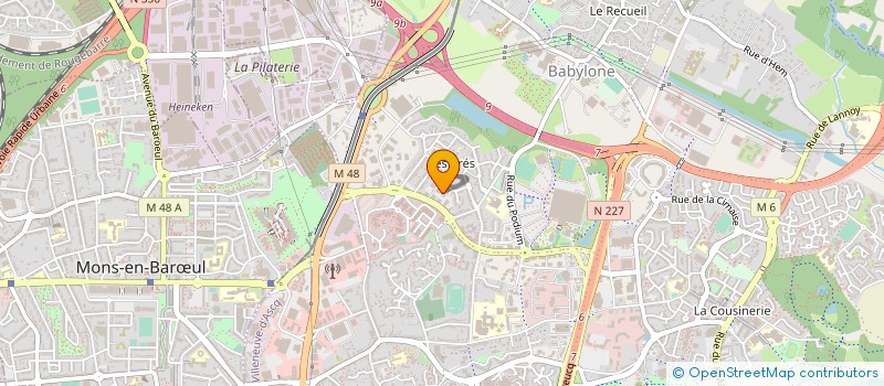 localisation de l'entreprise P.S.P. (PRETORIA SECURITE PRIVEE) à VILLENEUVE-D'ASCQ