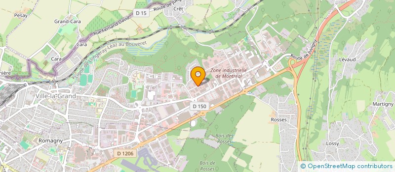 localisation de l'entreprise P.S.R. SECURITE à VETRAZ-MONTHOUX