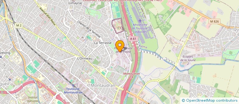 localisation de l'entreprise P.S.T à TOULOUSE