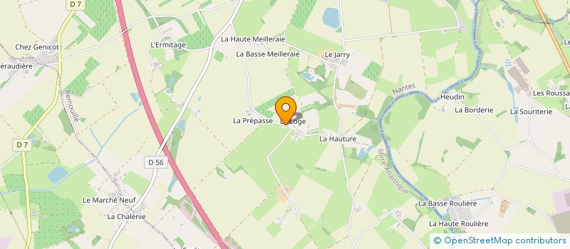 localisation de l'entreprise P.S.T.  ORLEANS