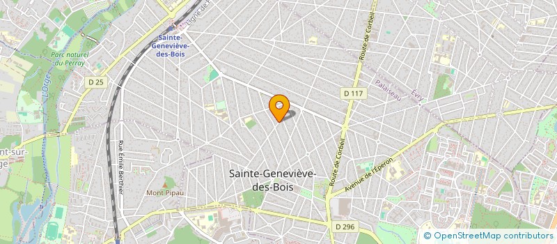 localisation de l'entreprise P.S.T RENOVATION  SAINTE-GENEVIEVE-DES-BOIS