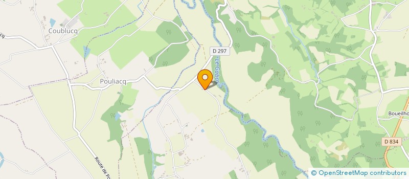 localisation de l'entreprise P S V  GARLEDE-MONDEBAT