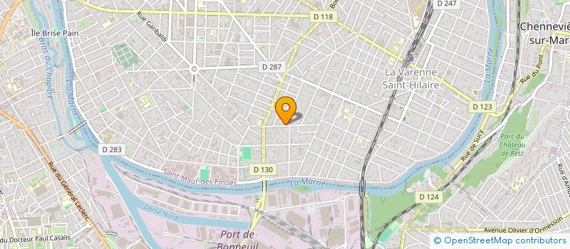 localisation de l'entreprise P. SEG. INVEST à SAINT-MAUR-DES-FOSSES