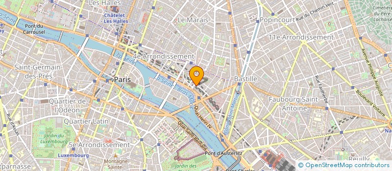 localisation de l'entreprise P.SERVICES à PARIS