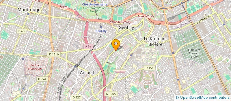 localisation de l'entreprise P SOCIAL  GENTILLY