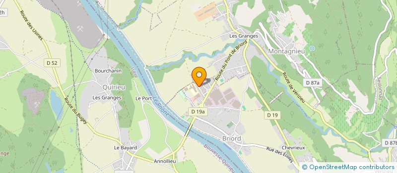 localisation de l'entreprise P.SOLO à BRIORD