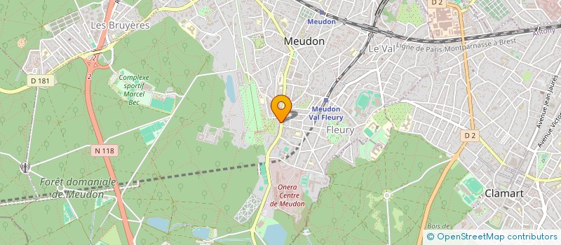 localisation de l'entreprise P/ST à MEUDON