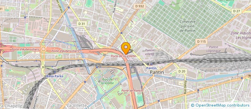 localisation de l'entreprise P.T.H.F.  PANTIN