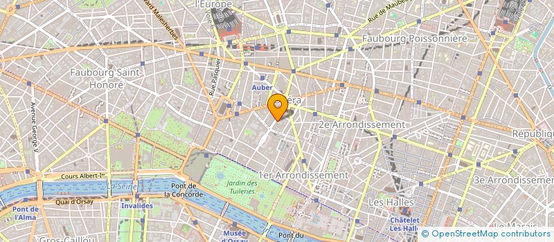 localisation de l'entreprise P.T.INVESTISSEMENTS à PARIS