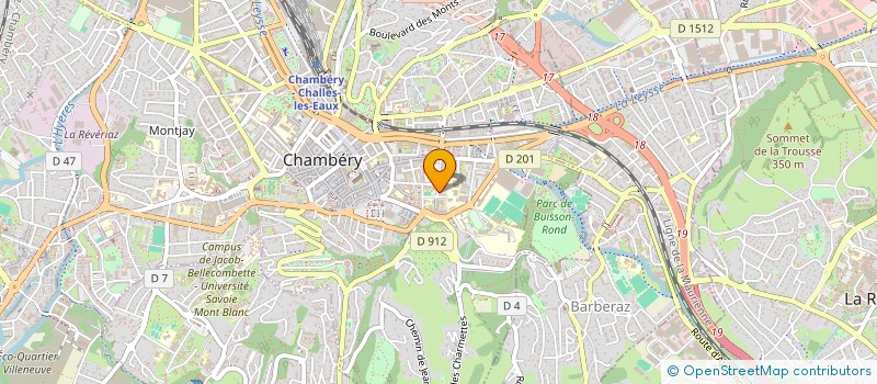 localisation de l'entreprise P.THEODORE CONSULTANT à CHAMBERY