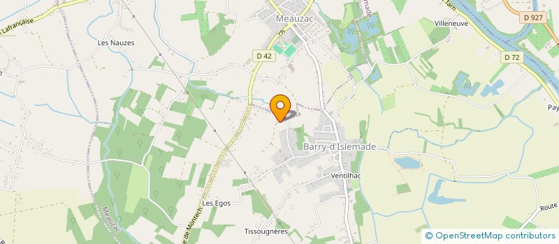 localisation de l'entreprise P'TIT BUNCH  BARRY-D'ISLEMADE