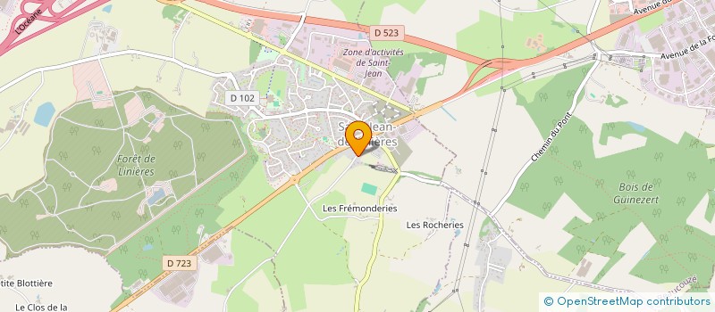 localisation de l'entreprise P'TIT CHEZ SOI TRAITEUR  SAINT-LEGER-DE-LINIERES