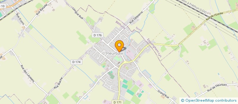 localisation de l'entreprise P'TIT COEUR CLUB  FLEURBAIX