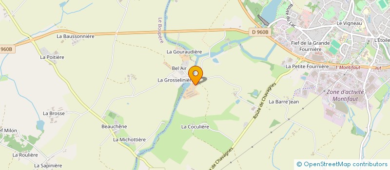 localisation de l'entreprise P'TIT COMPOST  POUZAUGES