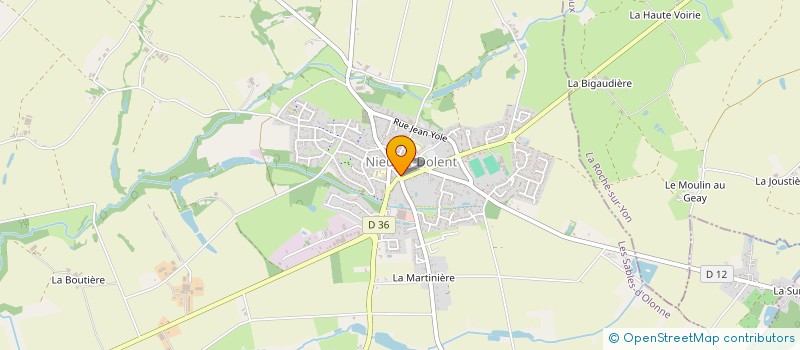 localisation de l'entreprise P'TIT LOUP  NIEUL-LE-DOLENT