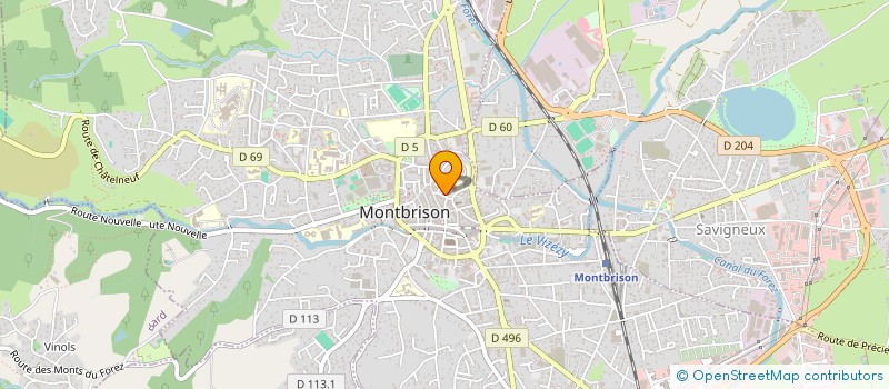 localisation de l'entreprise P'TIT ZOUZOU  MONTBRISON