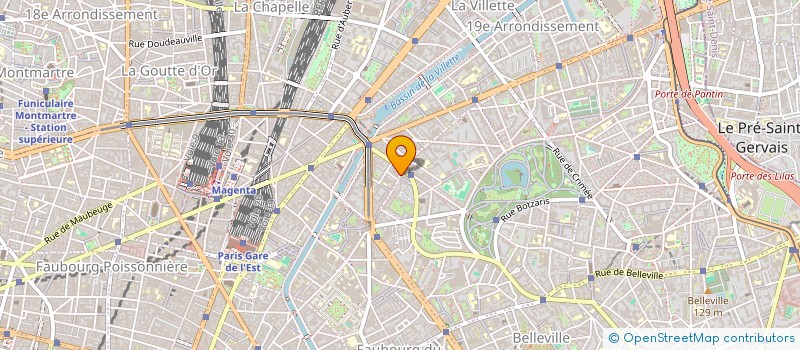 localisation de l'entreprise P'TITE BOITE D'ACCROCHE  PARIS