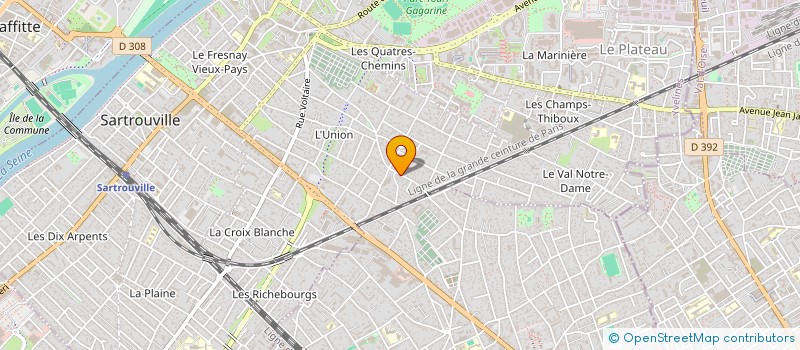 localisation de l'entreprise P'TITE ROTULE  SARTROUVILLE