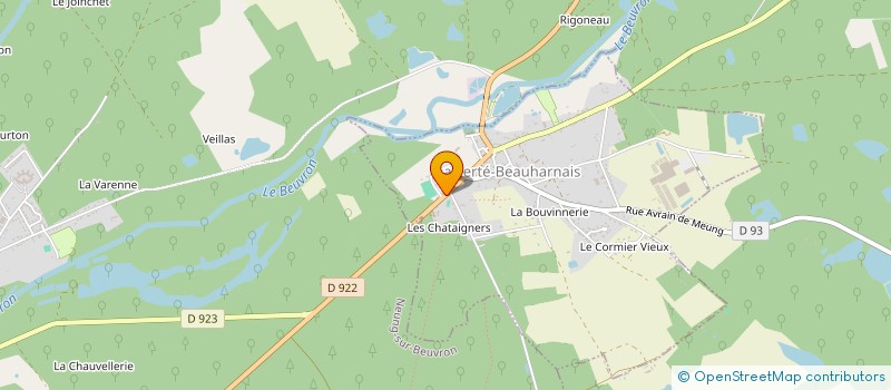 localisation de l'entreprise P'TITES CANAILLES à LA FERTE-BEAUHARNAIS