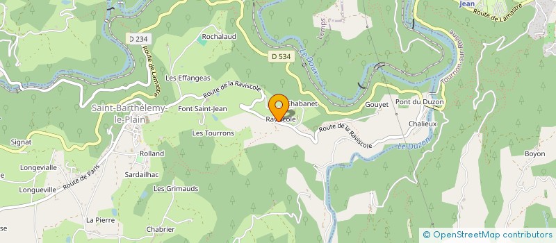 localisation de l'entreprise P'TITIS LOULOUS ET COMPAGNIE  SAINT-BARTHELEMY-LE-PLAIN