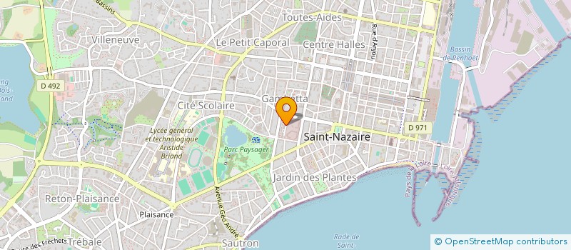 localisation de l'entreprise P'TITS BEURRES FILMS  SAINT-NAZAIRE